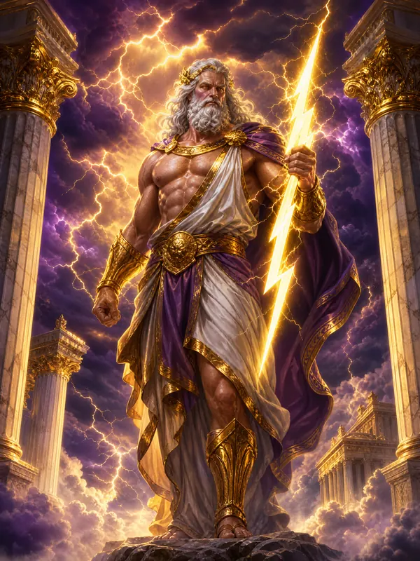 Ilustrasi permainan Petir Zeus 138 di Zeus138