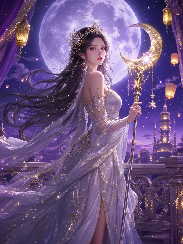 Ilustrasi permainan Putri Bulan Sakti di Zeus138